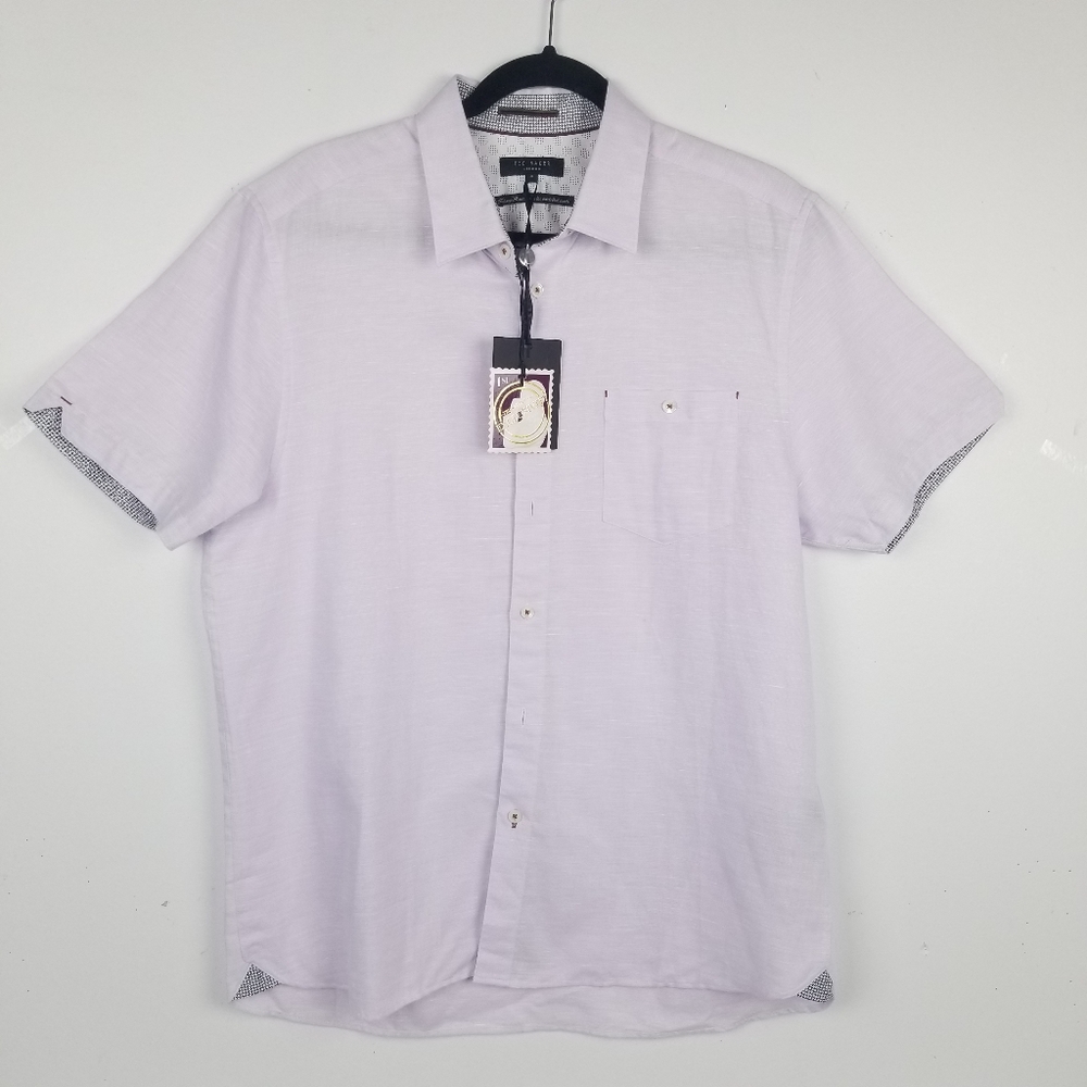 Ted Baker London NWT Linen Blend Shirt Size 5 Retail $149